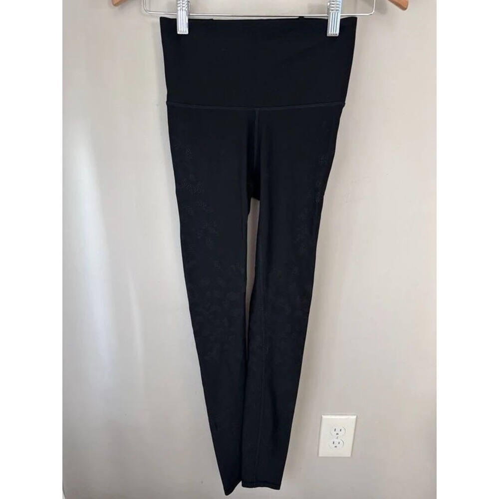 Lululemon Sheer Will High-Rise Camo Leggings Black Size 4